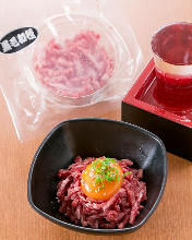 Wagyu beef steak tartare