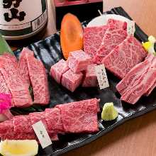 Assorted wagyu beef, 5 kinds