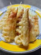 Tube-shaped fish paste tempura Tube-shaped fish paste tempura