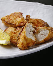 Deep-fried chicken breast