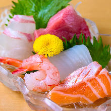 Assorted premium sashimi