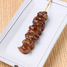 Grilled chicken skewer