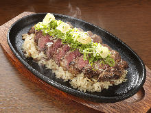 Beef steak pilaf