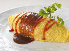 Rice omelet