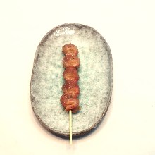 Grilled gizzard skewer