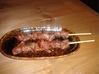 Grilled gizzard skewer