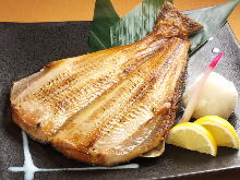 Grilled atka mackerel