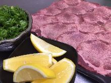 Negi tan shio (salted tongue with green onions)