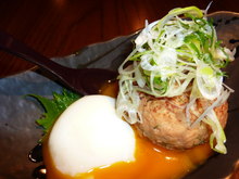 Japanese-style hamburg steak