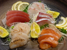 Assorted sashimi, 5 kinds