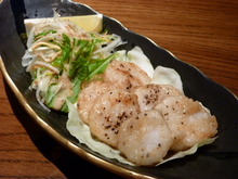 Grilled scallop with butter