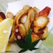 Fried octopus