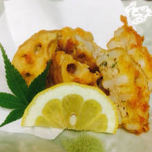 Deep-fried stuffed lotus root