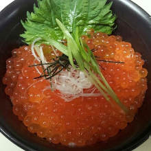 Salmon roe rice bowl