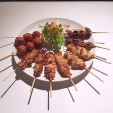 Assorted grilled chicken skewers, 10 kinds