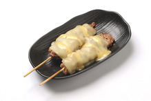 Grilled chicken skewer