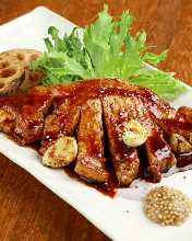 Pork steak (Tonteki)