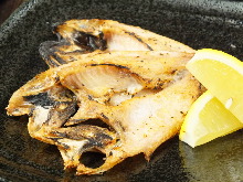 Lightly-dried rosy seabass