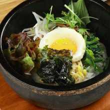 Stone grilled bibimbap