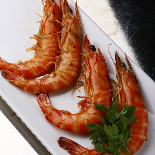 Shrimp teppan-yaki