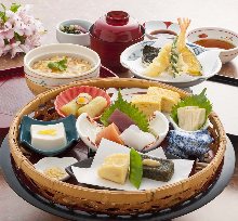 Yuba(tofu skin) meal set