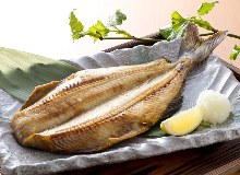 Grilled atka mackerel