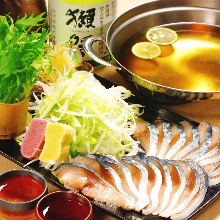 Seafood shabu-shabu