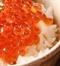 Salmon roe rice bowl