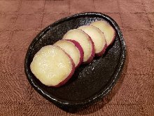 Sweet potato teppanyaki