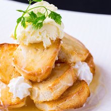 Toast with honey Toast with honey