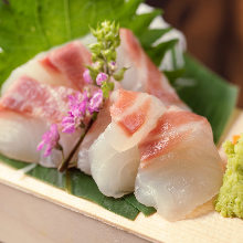 Seabream sashimi