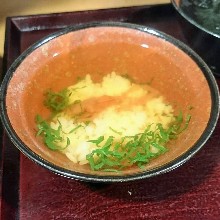 Ume chazuke (plum and rice with tea)