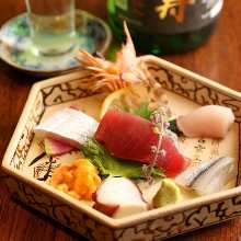 Seasonal sashimi