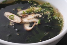 Wakame seaweed soup