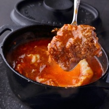 Stewed hamburg steak