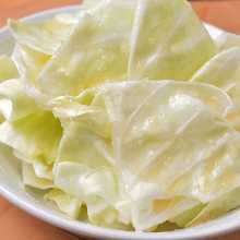 cabbage with salt sauce