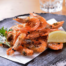 Fried prawns