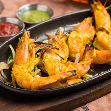 Tandoori prawns