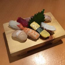 Assorted nigiri sushi