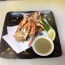 Fried crab