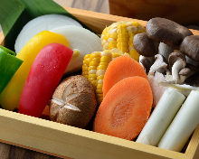 Assorted grilled vegetables