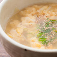 Egg soup