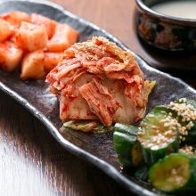 Assorted kimchi