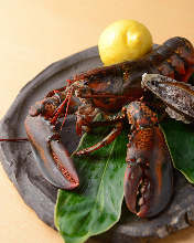 Live lobster teppanyaki