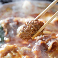 Offal hotpot (spicy miso flavor)