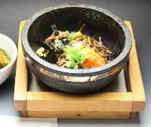 Stone grilled bibimbap