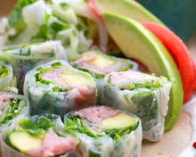 Goi cuon (fresh spring rolls)