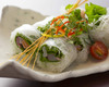 Fresh Seafood Spring Rolls with Fresh Fish