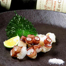 Octopus teppanyaki