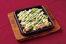 Chicken neck Teppanyaki